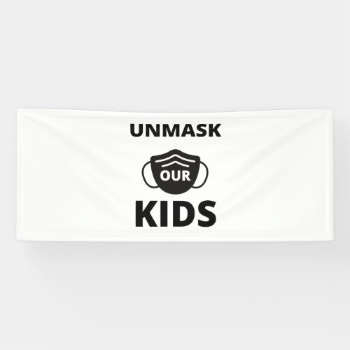 Unmask our kids banner