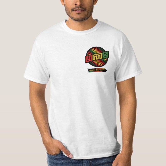 UnMatchedStrains White T-Shirt 1 Adult Male M (Front)