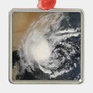 Unnamed Tropical Cyclone Metal Ornament