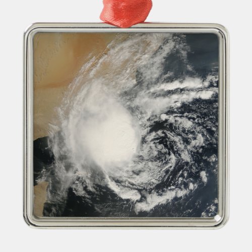 Unnamed Tropical Cyclone Metal Ornament