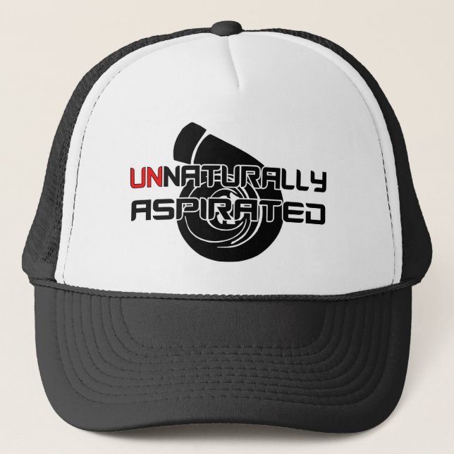 Unnaturally Aspirated Trucker Hat (Front)