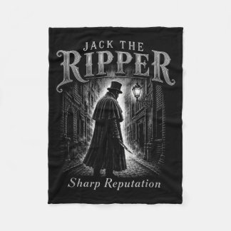 Unny Jack The Ripper Sharp Reputation Gothic Fleece Blanket