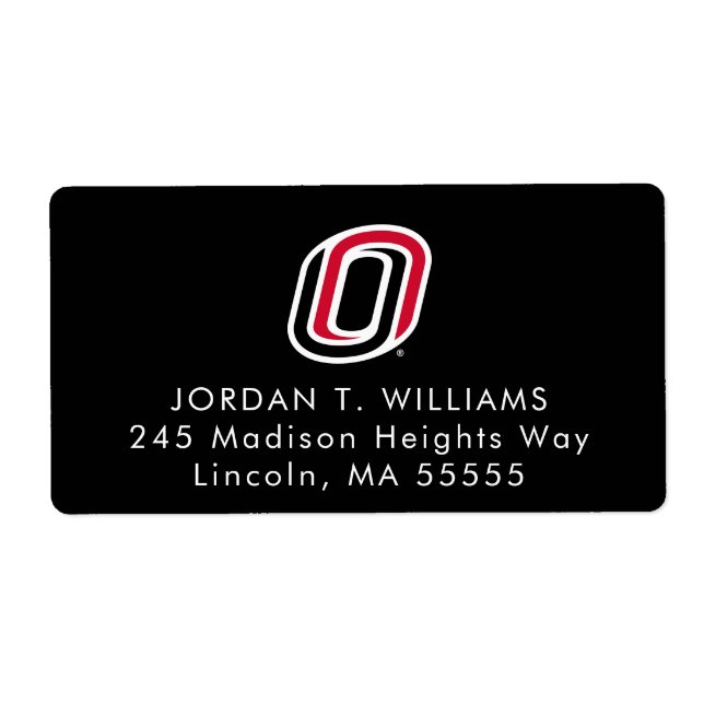 UNO Mavericks Graduate Label (Front)