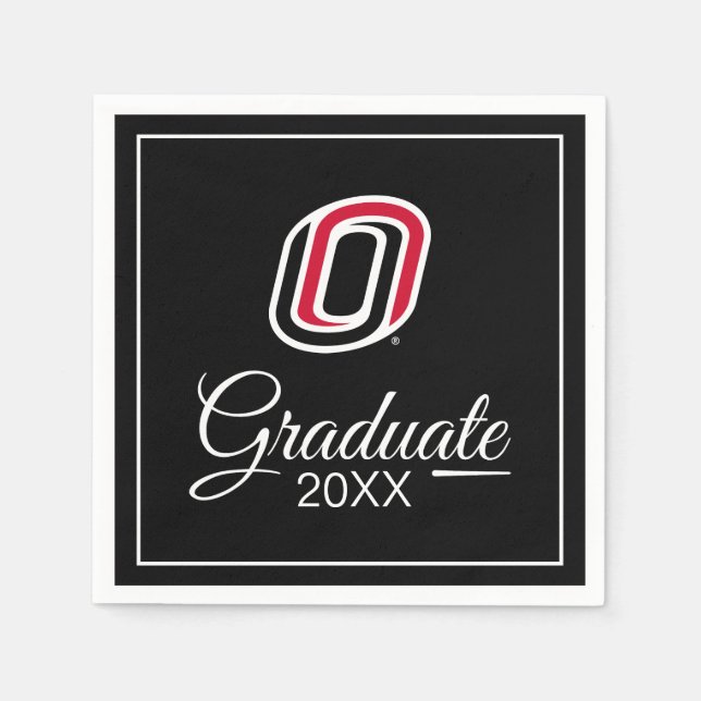 UNO Mavericks Graduate Napkins (Front)