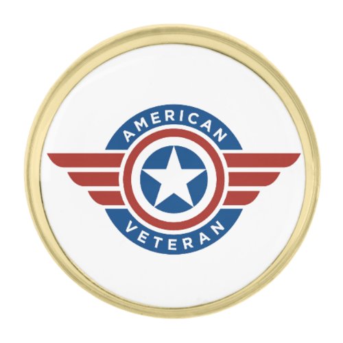 Unofficial American Veteran Lapel Pin