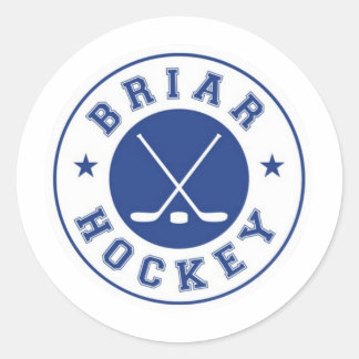 UNOFFICIAL Briar U Hockey | Off Campus Classic Round Sticker