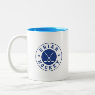 UNOFFICIAL Briar U Hockey | Off Campus Two-Tone Coffee Mug
