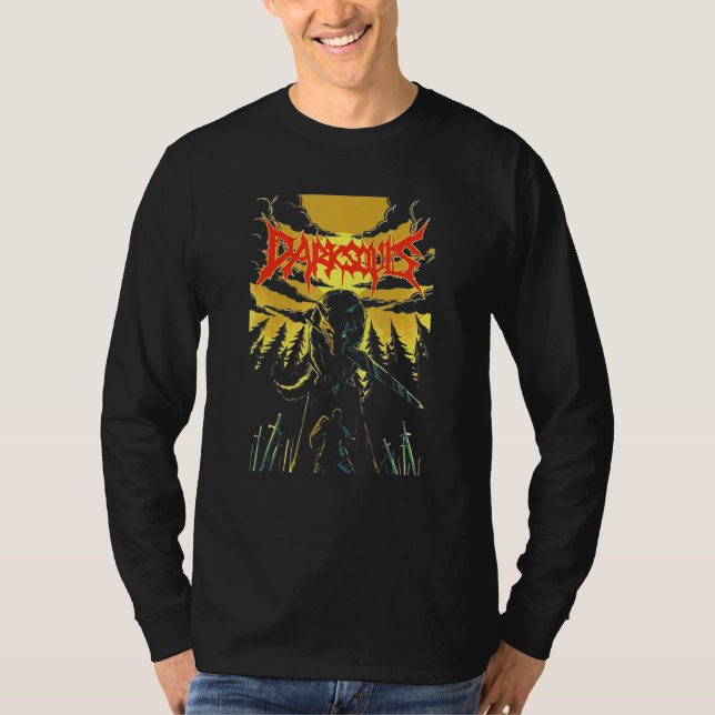 Unofficial Dark Souls Metal Band T-Shirt (Front)