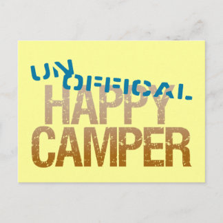 UnOfficial Happy Camper Postcard
