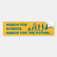 Unofficial March For Science Bumper Sticker