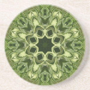 Unopened Sunflower Sandstone Coaster