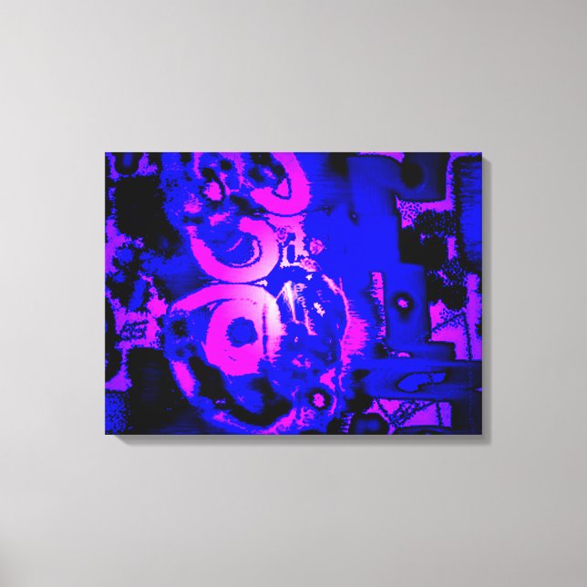 "Unphysical Graffitti: Spooky" Wrapped Canvas Print (Front)