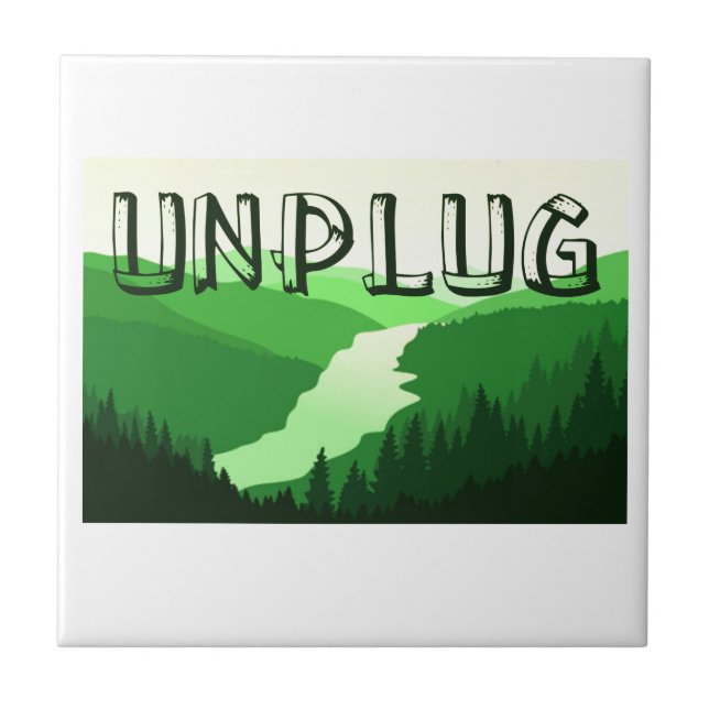 Unplug Ceramic Tile (Front)