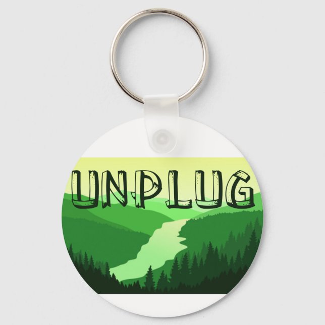 Unplug Keychain (Front)