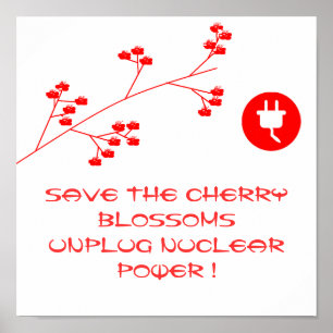 UNPLUG NUCLEAR POWER POSTER