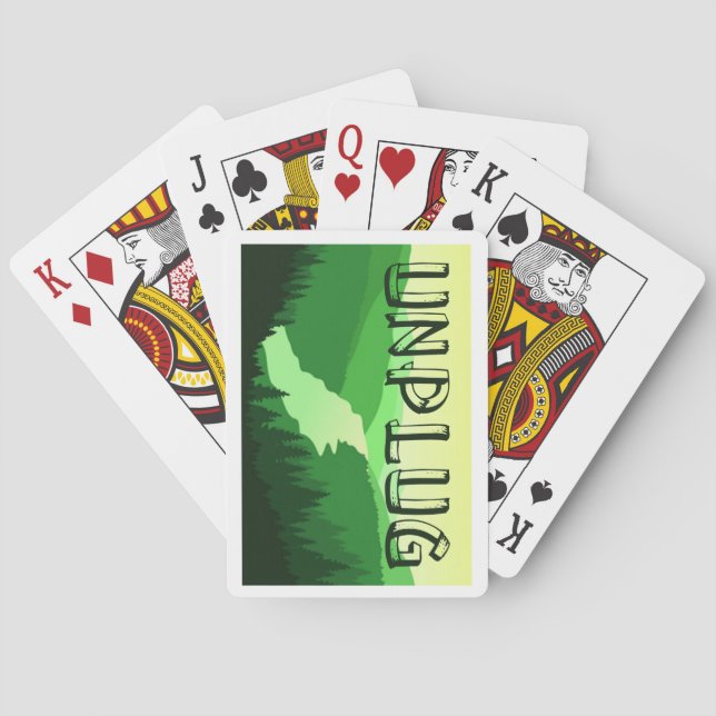 Unplug Poker Cards (Back)
