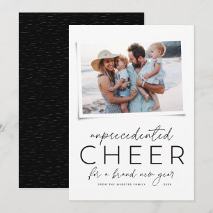 Unprecedented cheer happy 2026 photo New Year card