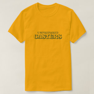 Unprepared Casters Logo Tee – One-Color Dark