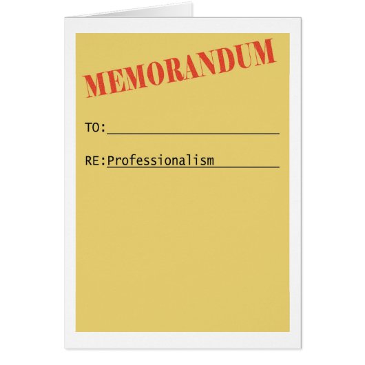 Unprofessional Co-worker Cards (Front)