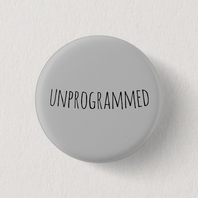 unprogrammed (Quaker) Button (Front)
