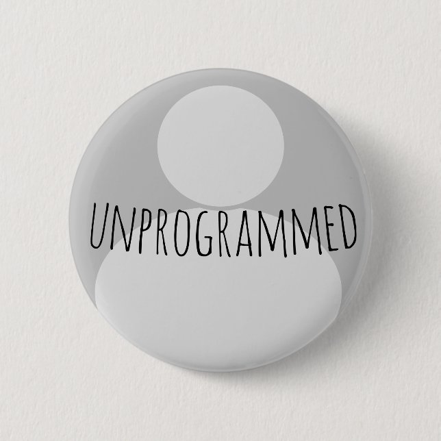 unprogrammed (Quaker) with person Button (Front)