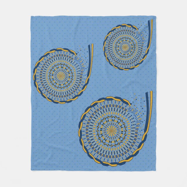 Unravel Fleece Blanket (Front)