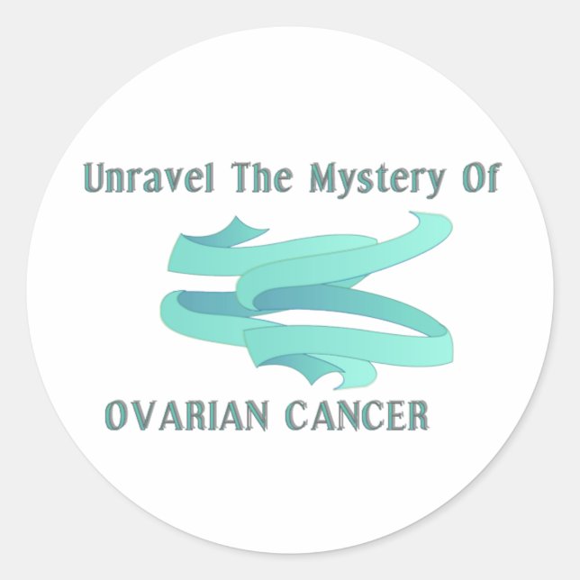 UNRAVEL THE MYSTERY OF OVARIAN CANCER STICKER (Front)