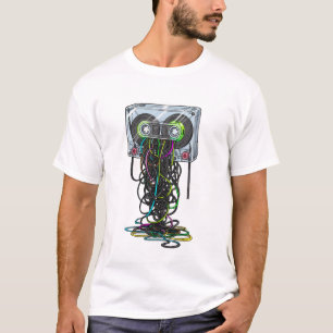 Unraveled Retro Cassette Explosion T-Shirt