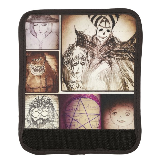 unraveling yaei mystery  luggage handle wrap (Front)