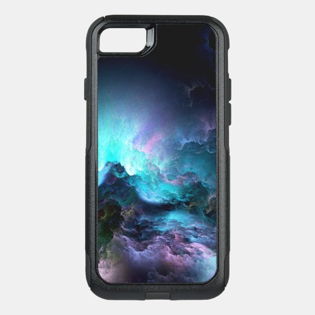 Unreal Stormy Ocean Otterbox iPhone Case (Back)