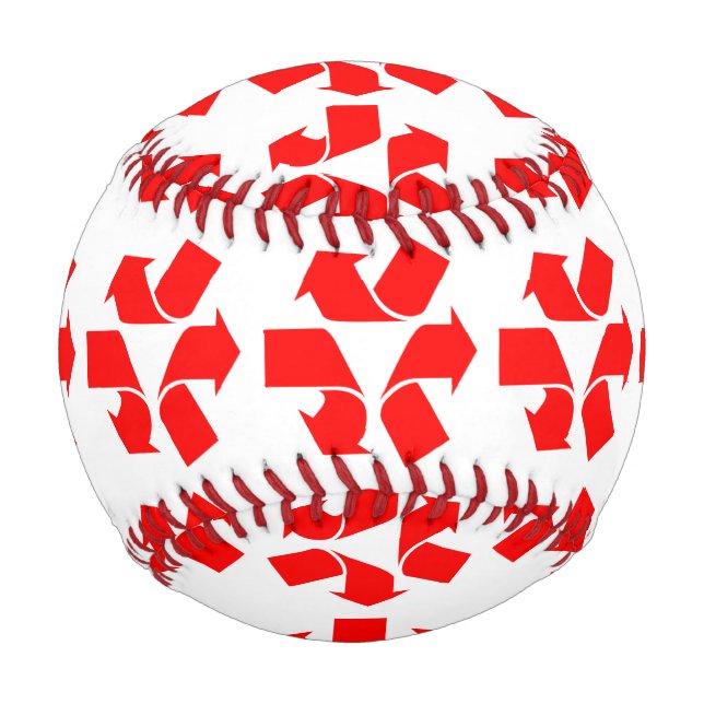 Unrecycle Symbol Baseball (Front)