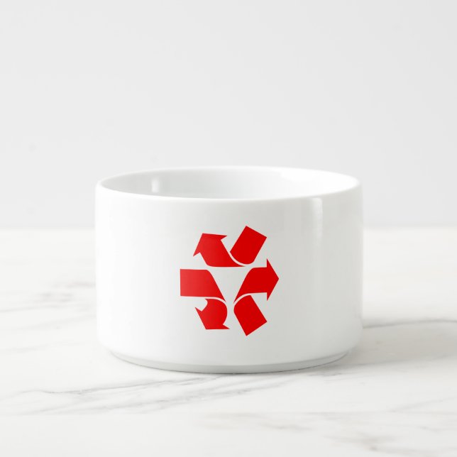 Unrecycle Symbol Bowl (Center)