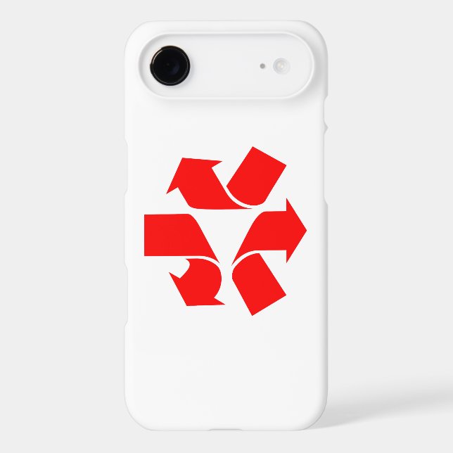 Unrecycle Symbol Case-Mate iPhone Case (Back)