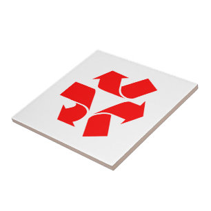 Unrecycle Symbol Ceramic Tile