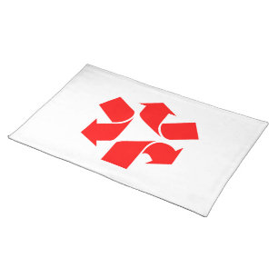 Unrecycle Symbol Cloth Placemat