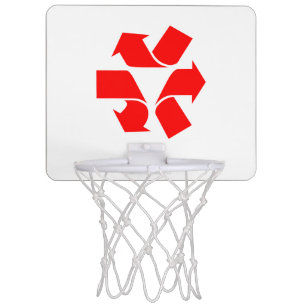 Unrecycle Symbol Mini Basketball Hoop