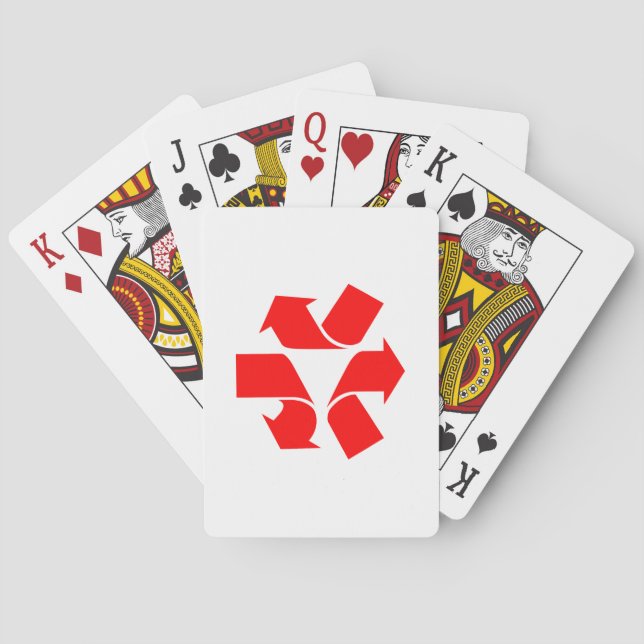Unrecycle Symbol Poker Cards (Back)