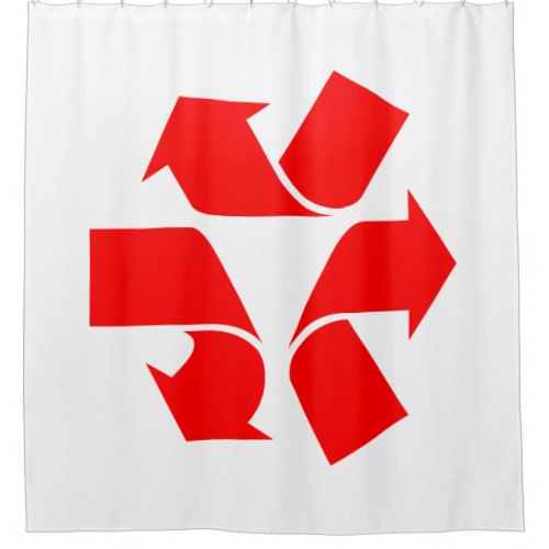 Unrecycle Symbol Shower Curtain