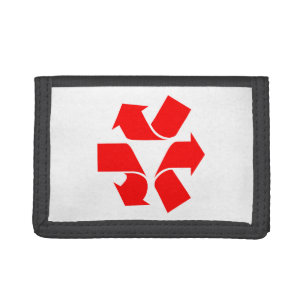 Unrecycle Symbol Tri-fold Wallet