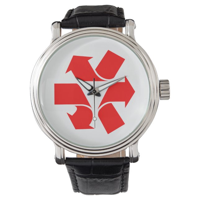Unrecycle Symbol Watch (Front)