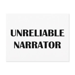 Unreliable Narrator Postcard