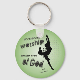 Unreserved Worship keychain