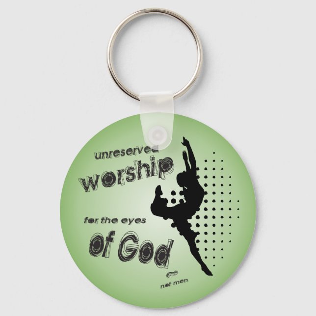 Unreserved Worship keychain (Front)
