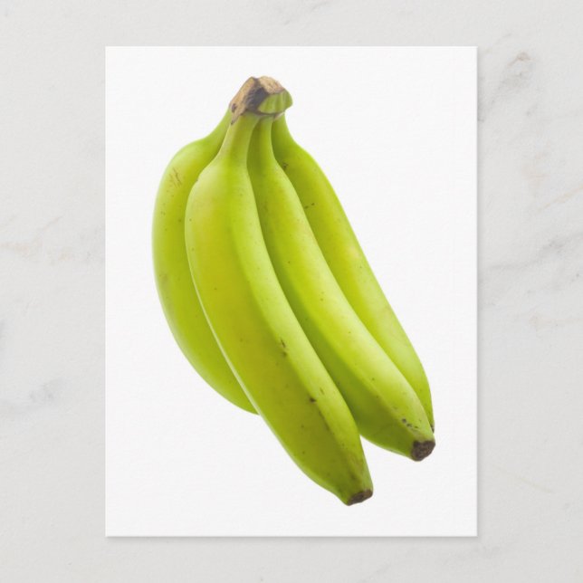 Unripe banana postcard (Front)