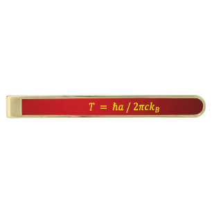 Unruh Temperature's tiepin Gold Finish Tie Bar