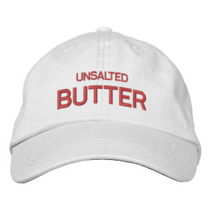 Unsalted Butter Embroidered Baseball Cap