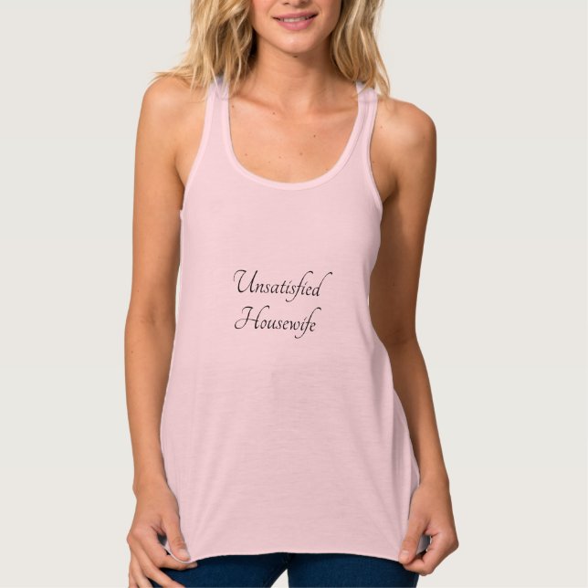 unsatisfied housewife tank top (Front)