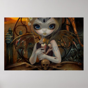 Unseelie Court:  Famine by Jasmine Becket-Griffith Poster