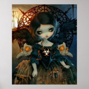 Unseelie Court:  Pestilence ART PRINT Gothic Fairy