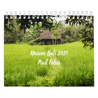 Unseen Bali 2019 Photo Calendar